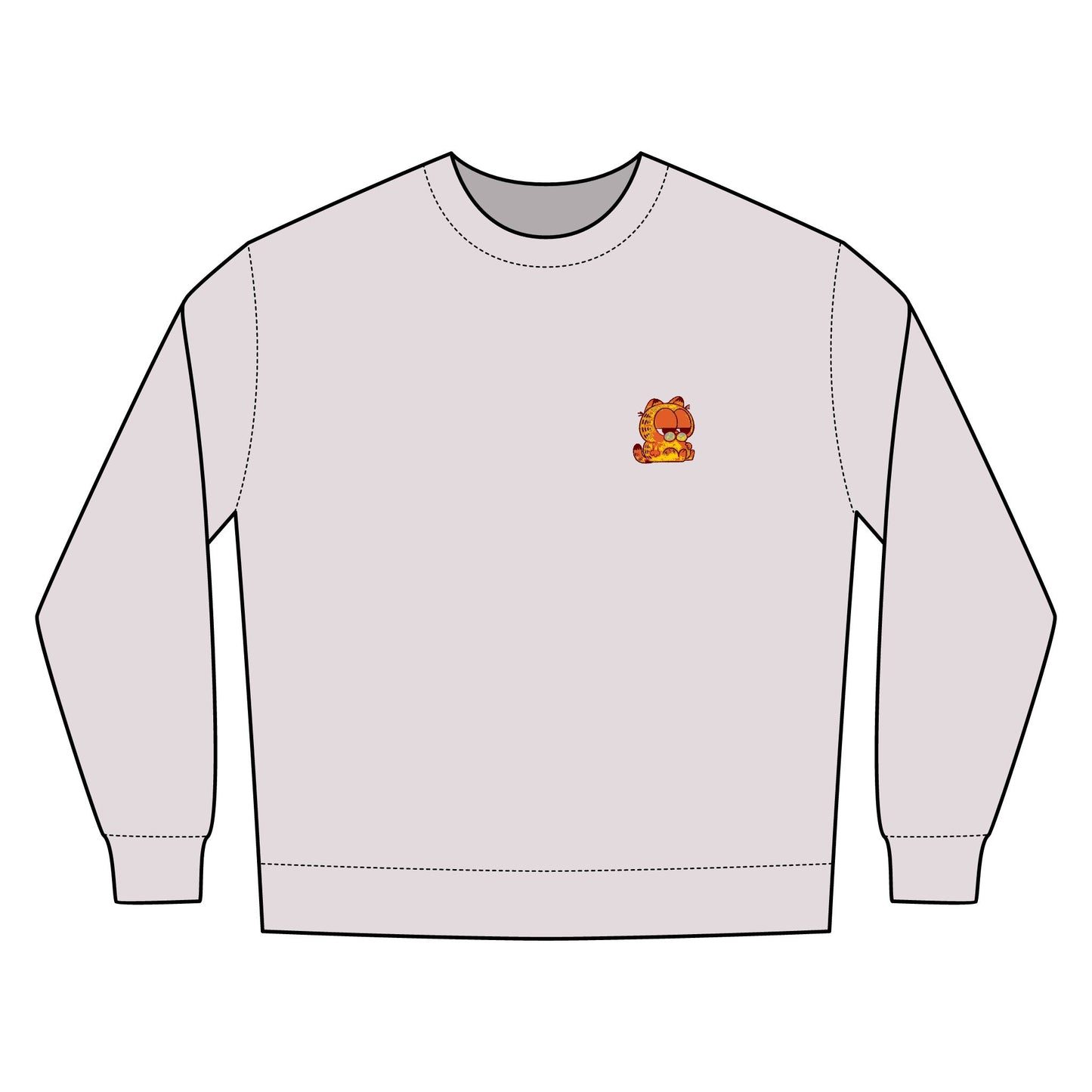 Crewneck Sweatshirt - Fun Cute Bordado Design
