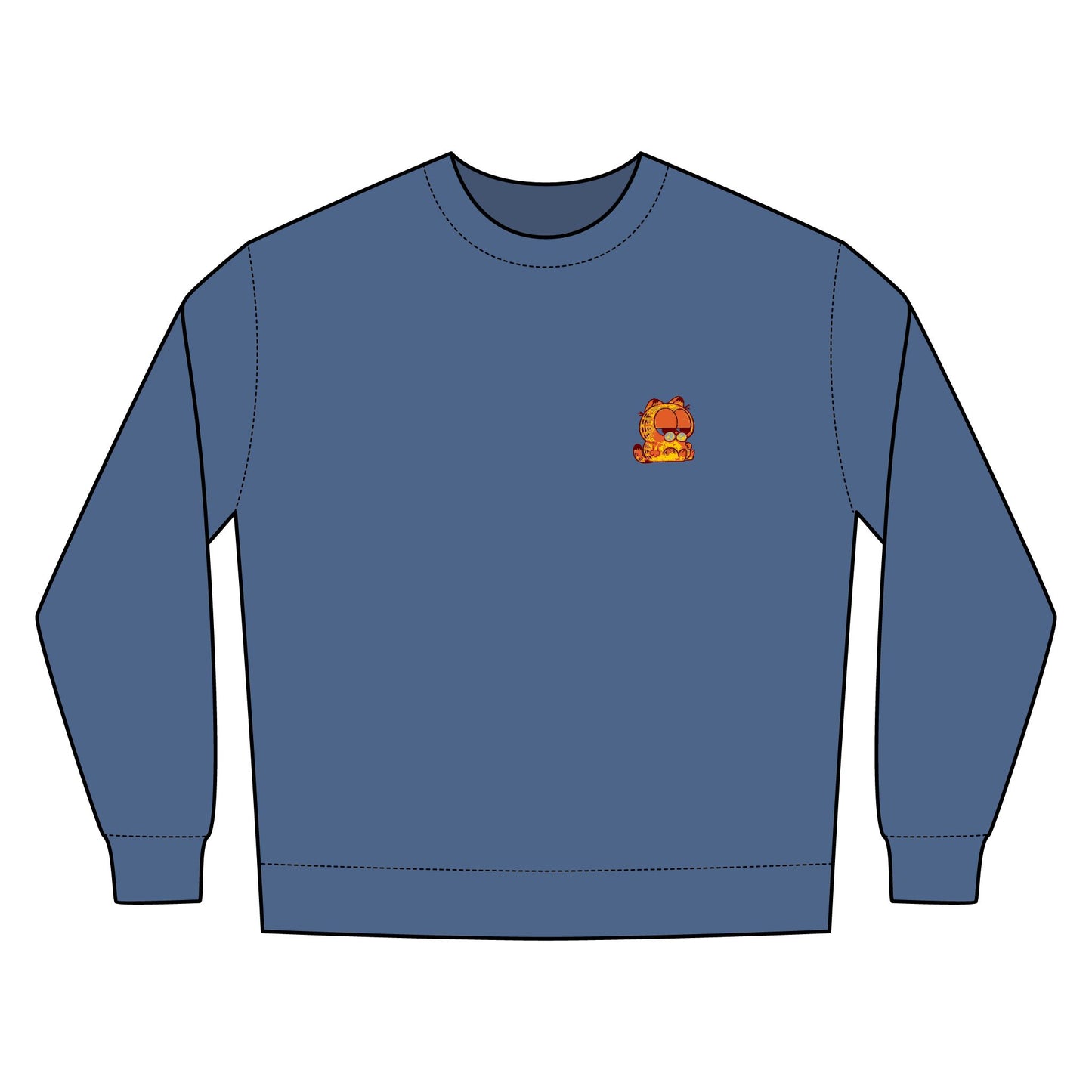Crewneck Sweatshirt - Fun Cute Bordado Design