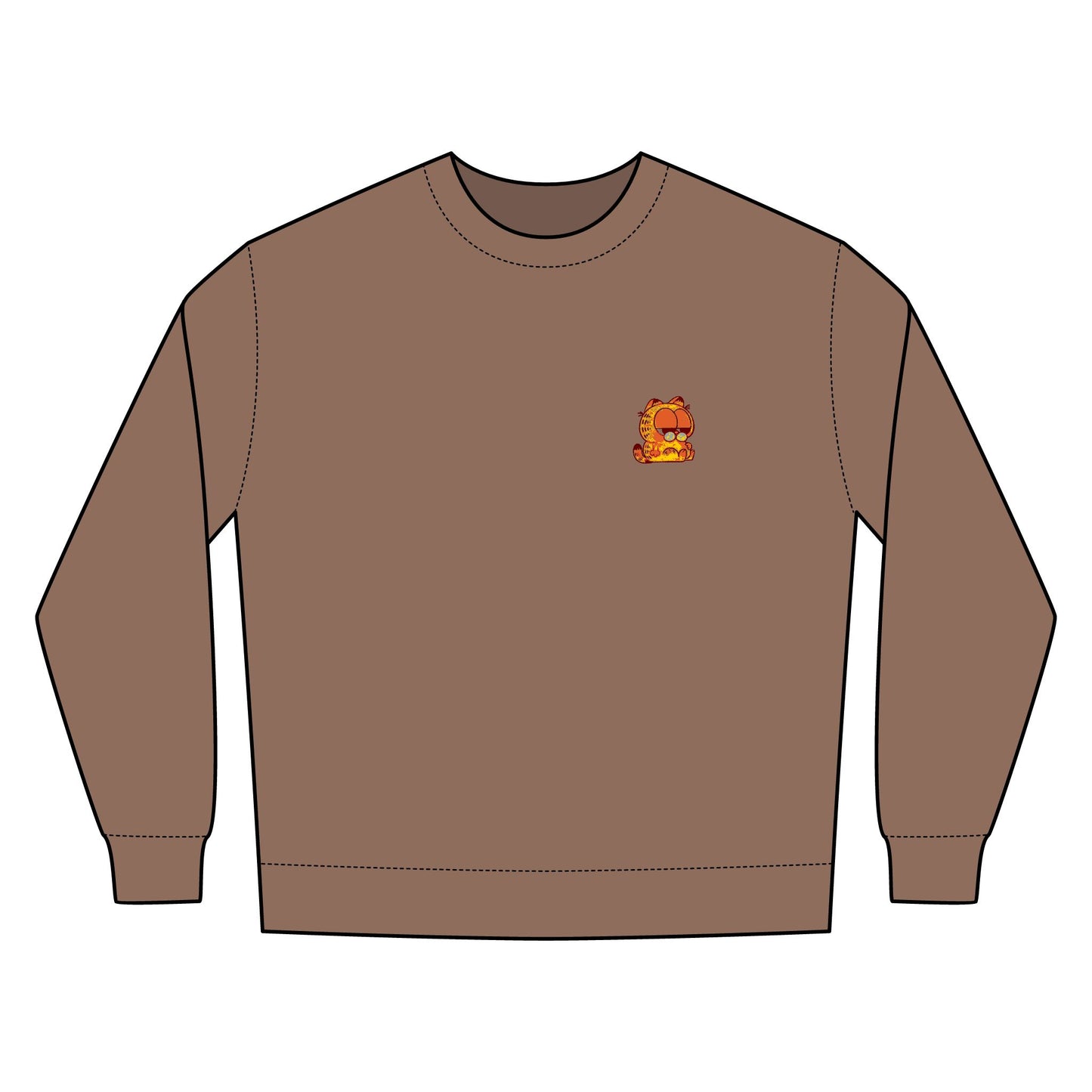 Crewneck Sweatshirt - Fun Cute Bordado Design