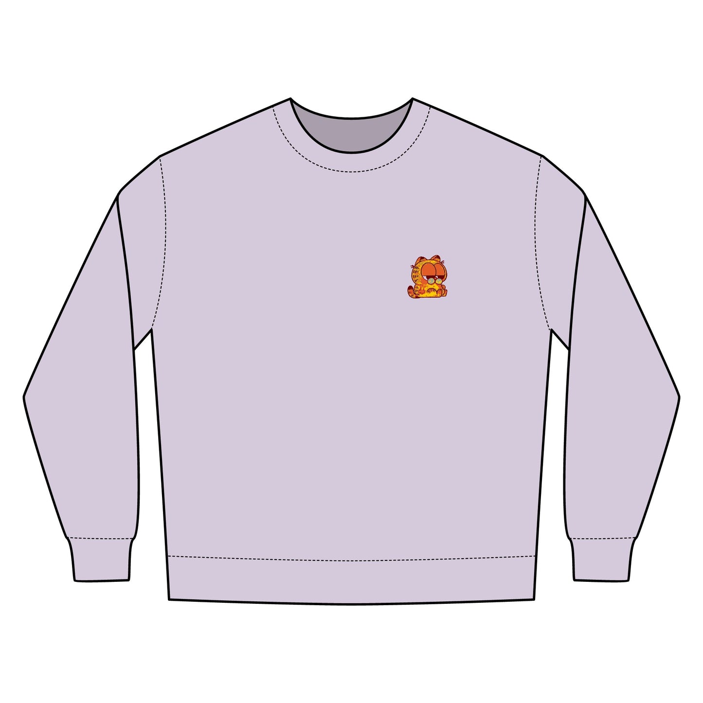 Crewneck Sweatshirt - Fun Cute Bordado Design